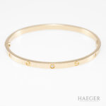 Cartier Love Armreif mit Diamanten 17 cm Gelbgold Full Set Vorschau