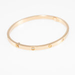 Cartier Love Armreif mit Diamanten 17 cm Gelbgold Full Set Vorschau