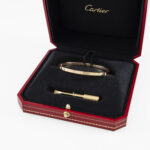 Cartier Love Armreif mit Diamanten 17 cm Gelbgold Full Set Vorschau