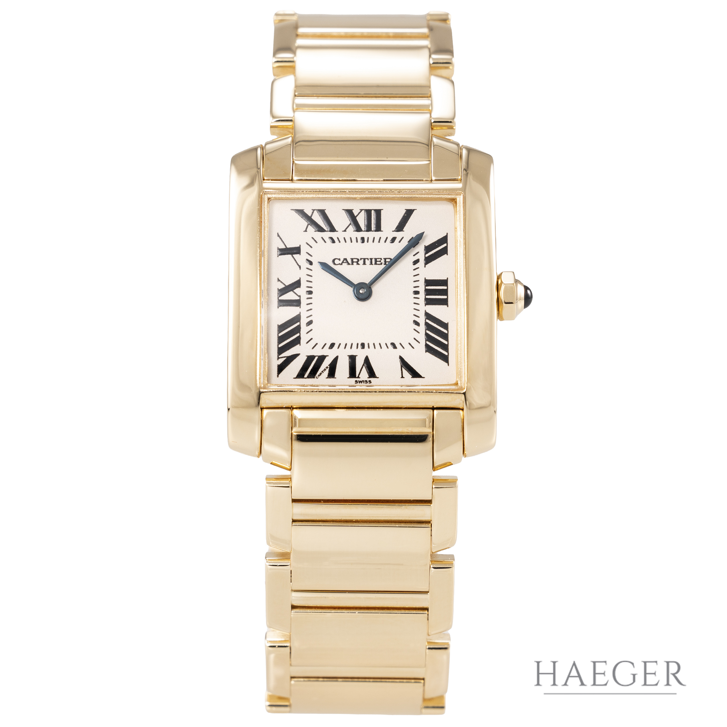 Cartier Tank Française | 25 mm | 750/- Gelbgold | Ref. 1821 | inkl. Box