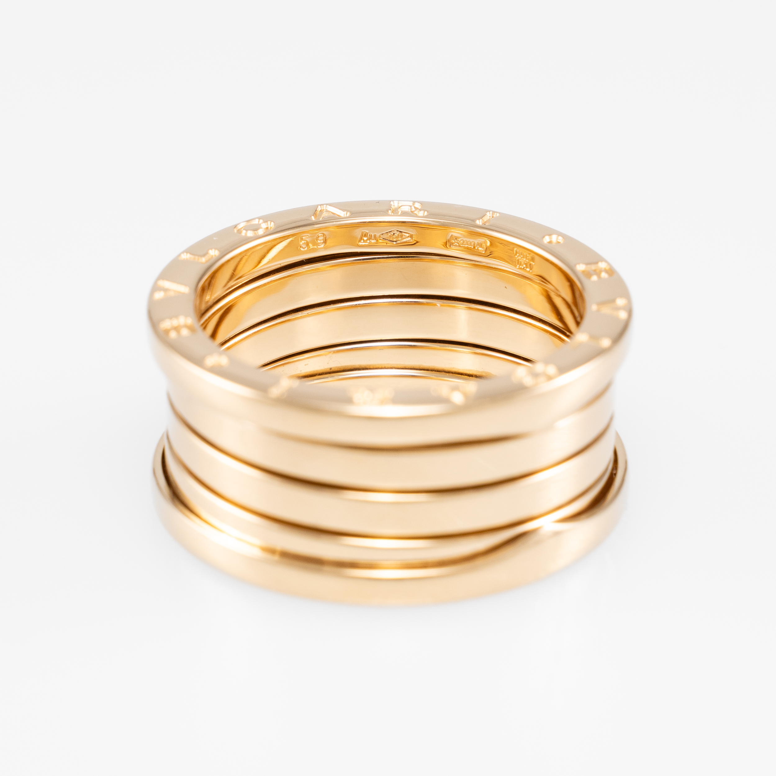 Bulgari B.zero1 Ring Gr. 59 Gelbgold Full Set 2009