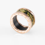 Bulgari B.zero1 Ring mit grünem Marmor Gr. 55 Roségold inkl. Etui Vorschau