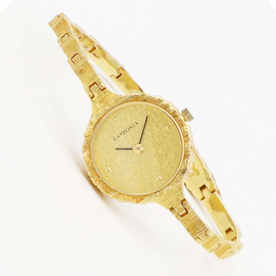 Lapponia Armbanduhr Gelbgold 18 Karat