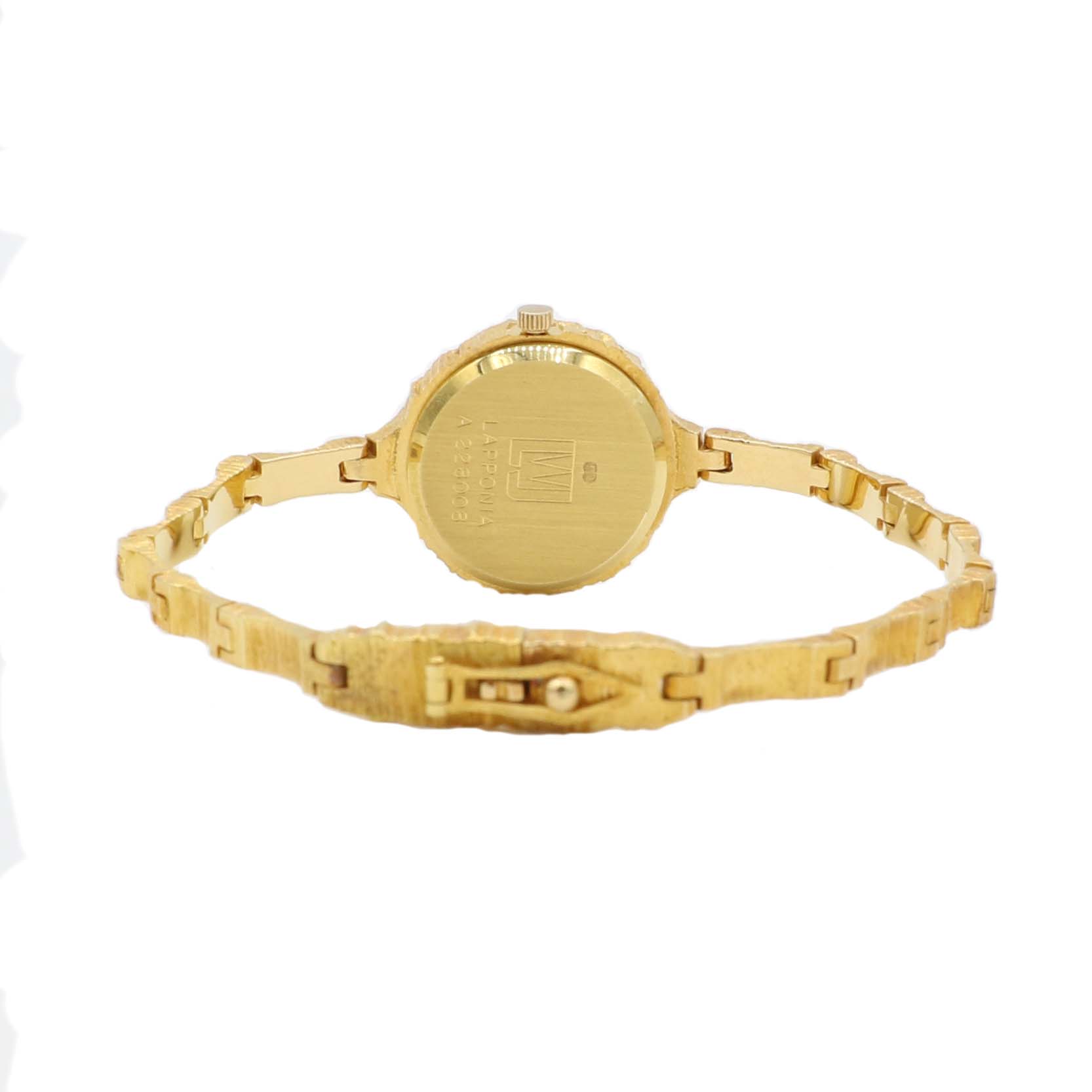 Lapponia Armbanduhr Gelbgold 18 Karat