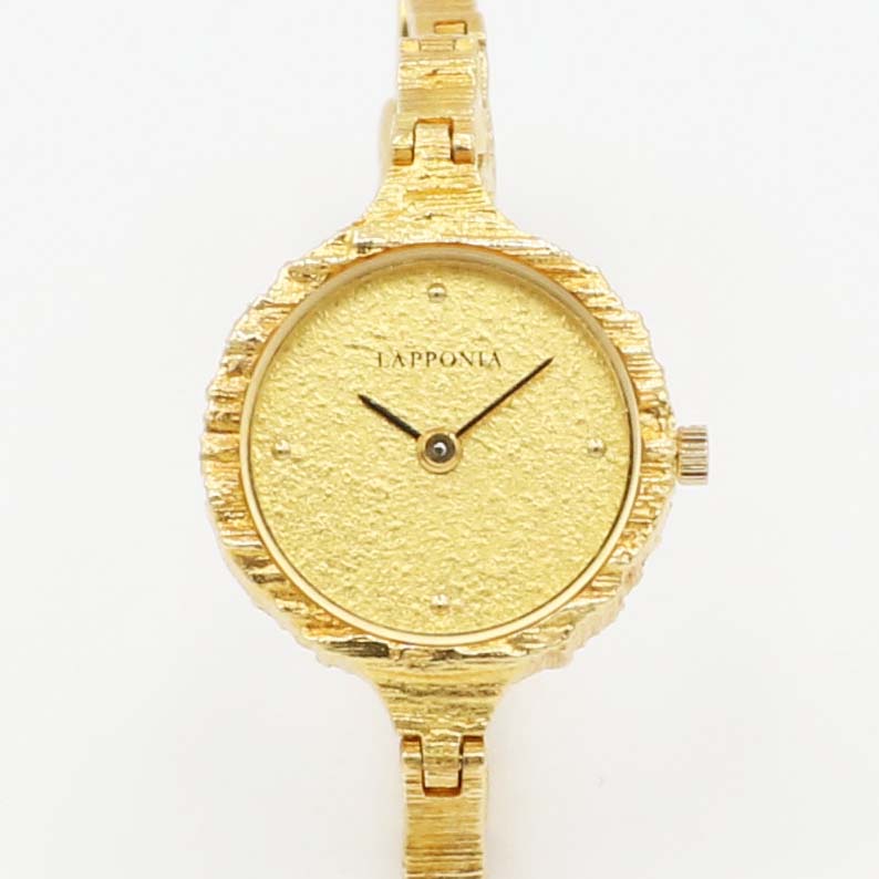 Lapponia Armbanduhr Gelbgold 18 Karat