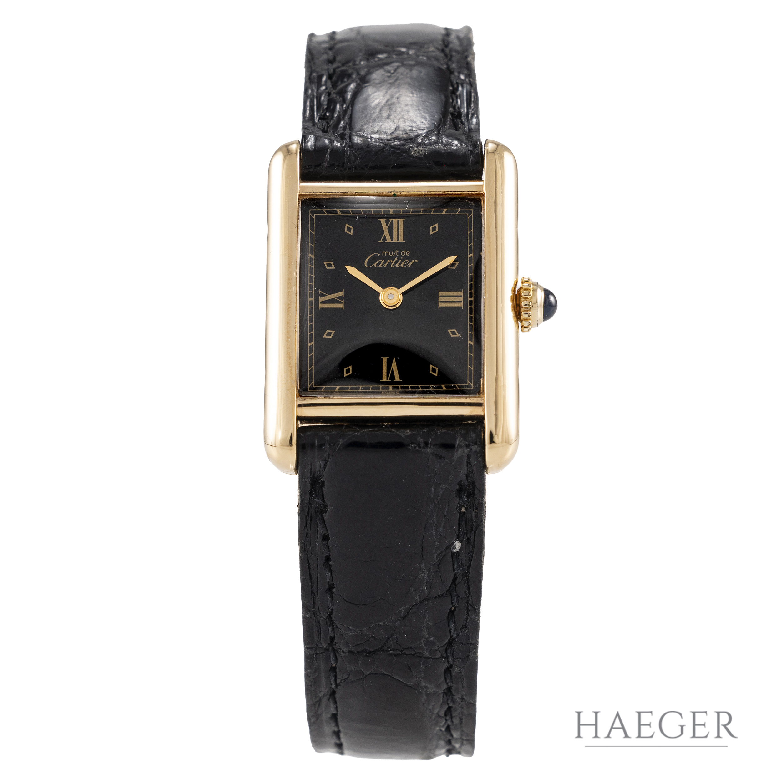 Cartier Tank Vermeil | 20 mm | 925/- Silber vergoldet | Ref. 5057001 | Full Set 1990