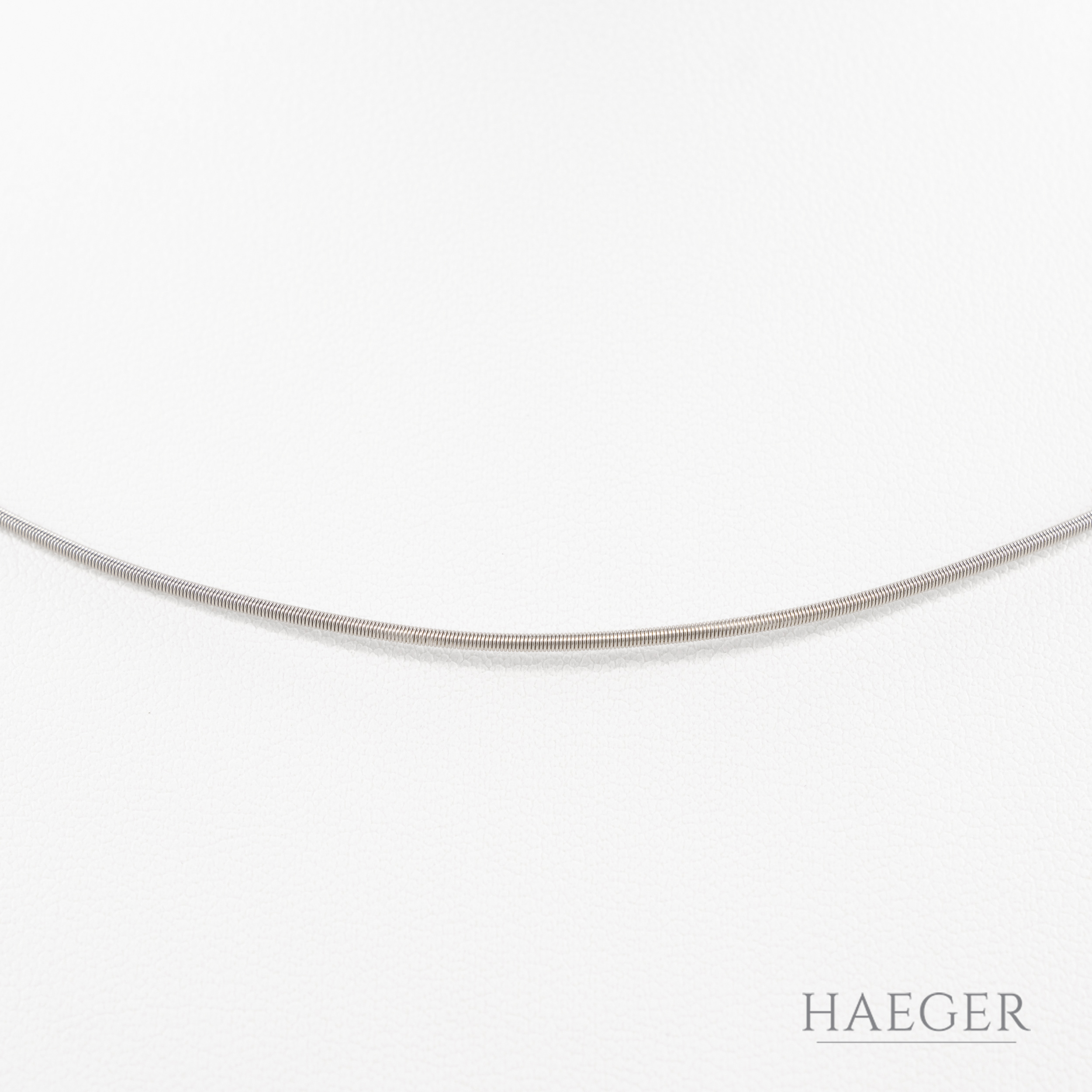 Niessing Halsreif | 42 cm | 950/- Platin