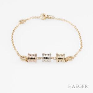 Bulgari B.zero1 Armband 20,5 cm 750/- Gold tricolor