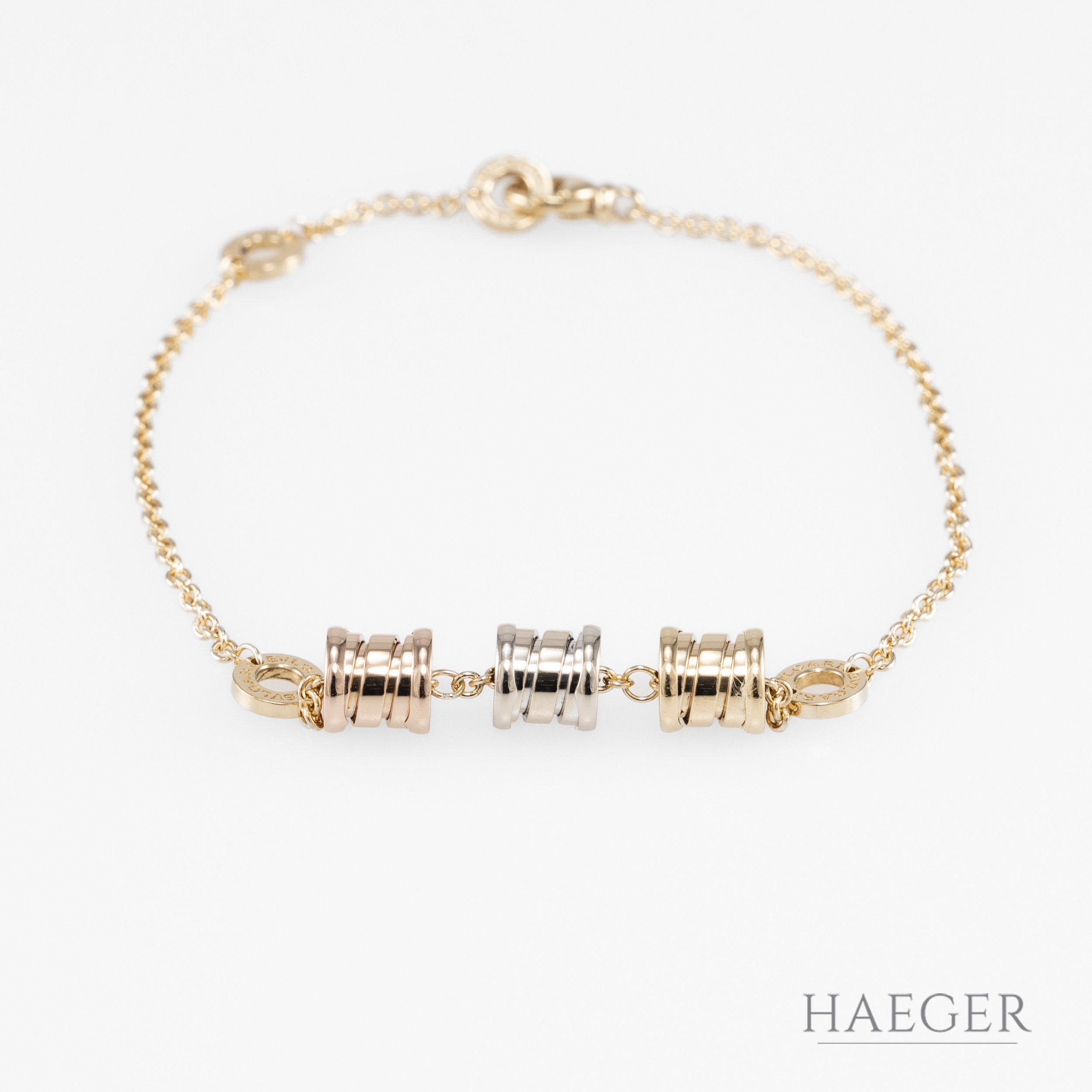 Bulgari B.zero1 Armband 20,5 cm 750/- Gold tricolor