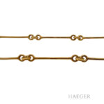 Collier 14 Karat Gelbgold im Kreisellook Vorschau