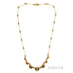 Collier 14 Karat Gelbgold im Kreisellook Vorschau