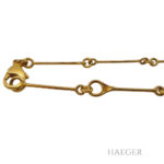 Collier 14 Karat Gelbgold im Kreisellook Vorschau