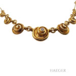 Collier 14 Karat Gelbgold im Kreisellook Vorschau