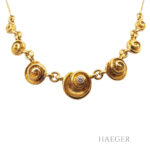Collier 14 Karat Gelbgold im Kreisellook Vorschau