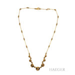 Collier 14 Karat Gelbgold im Kreisellook Vorschau