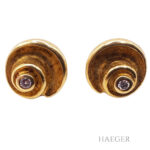 Ohrstecker Kreisel Look Gelbgold 14 Karat Vorschau