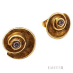 Ohrstecker Kreisel Look Gelbgold 14 Karat Vorschau