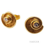 Ohrstecker Kreisel Look Gelbgold 14 Karat Vorschau