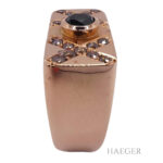 Tsavorit Ring mit Diamanten Rosegold 14 Karat Vorschau
