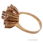 Cocktail Ring Gelbgold 14 Karat mit Diamanten Vorschau