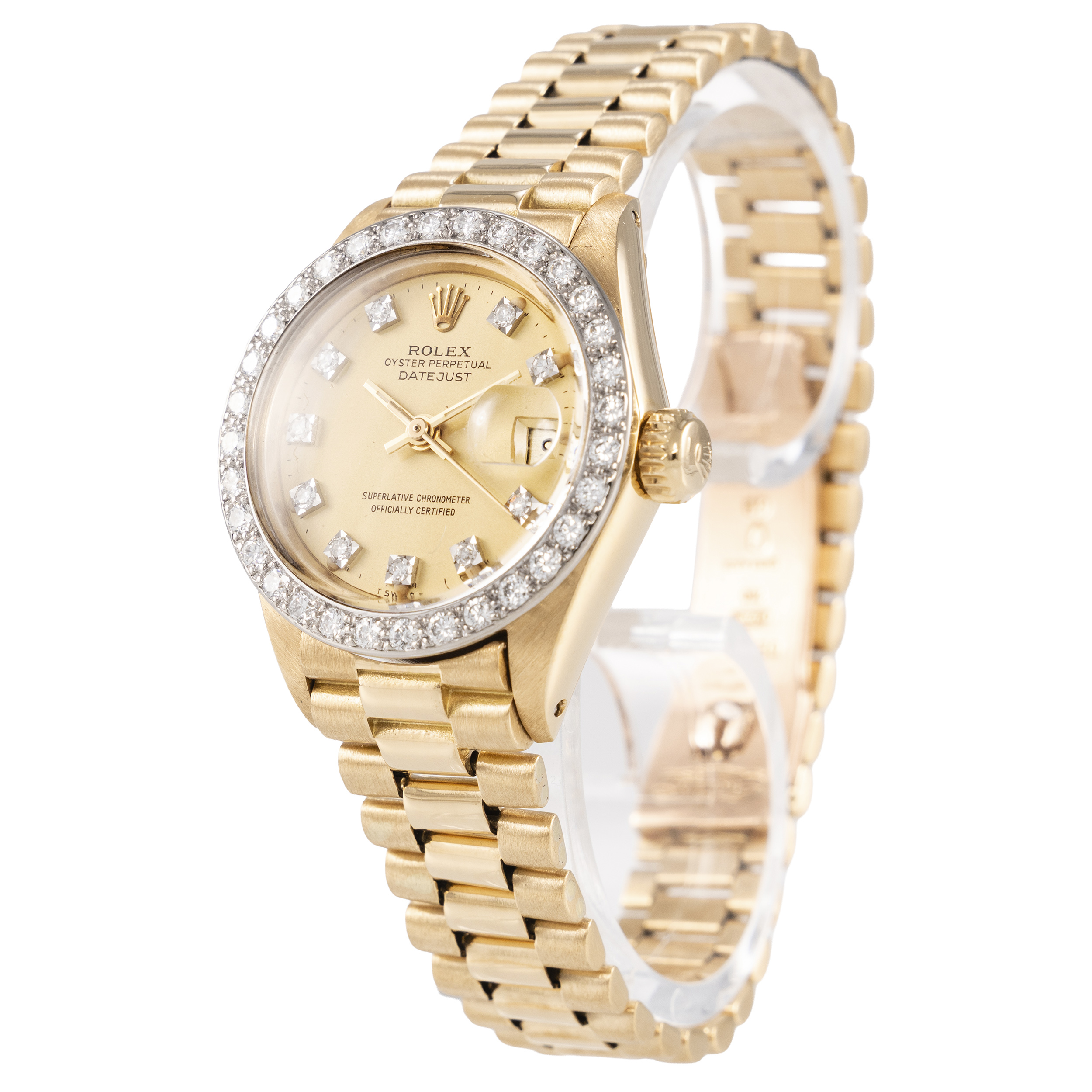 Rolex Lady-Datejust 26 Gelbgold Ref 6913 inkl Box