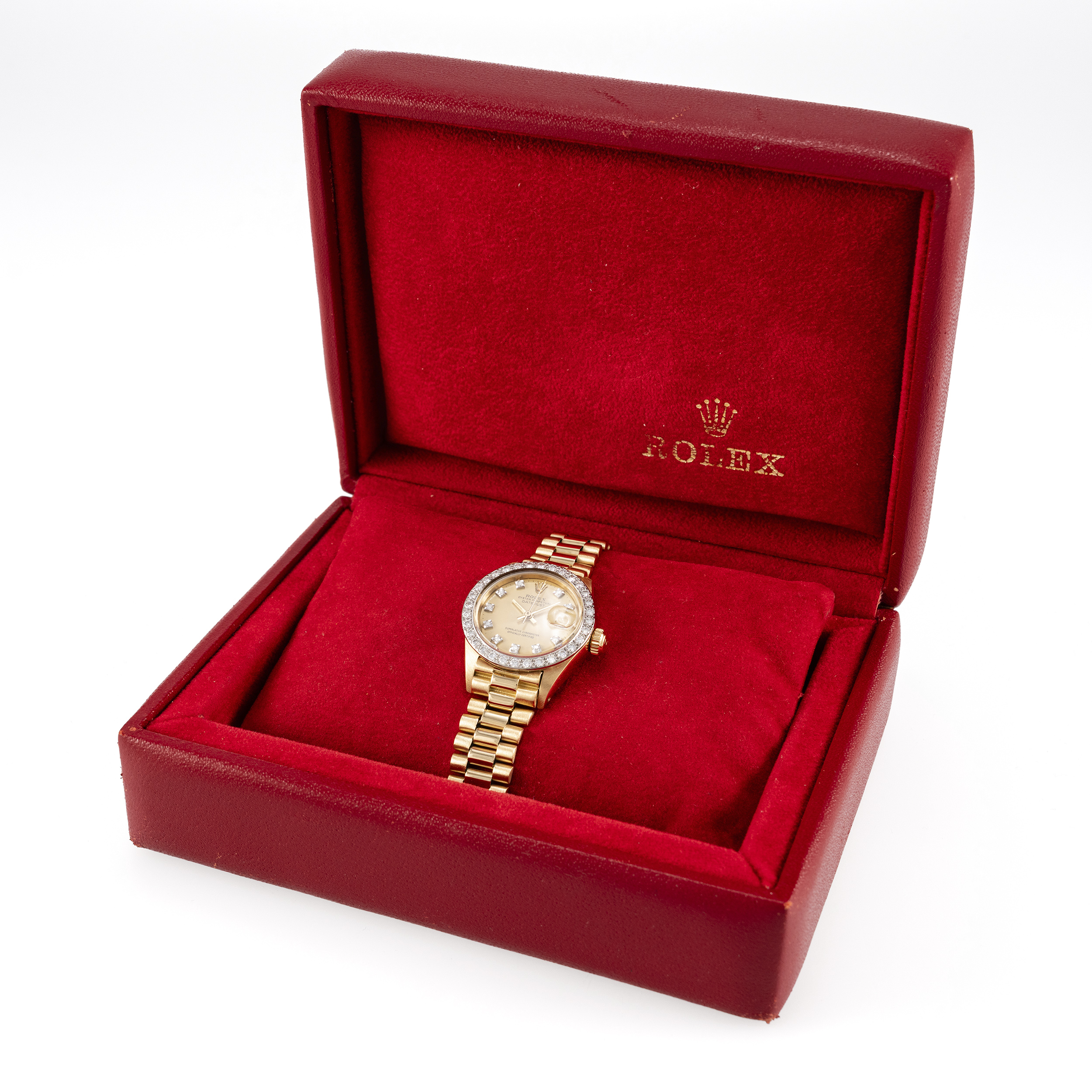 Rolex Lady-Datejust 26 Gelbgold Ref 6913 inkl Box
