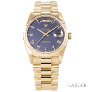Rolex Daydate Ref.18238 Gelgold 18 Karat Full Set 1989