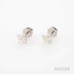 Ohrstecker Weißgold 18 Karat mit je ca. 0,5ct Diamanten Vorschau