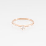 Ring Roségold 18 Karat mit 0,15ct Diamanten Vorschau
