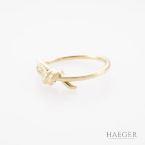 Tiffany & Co. Knot Ring Gr. 53 Gelbgold 18 Karat mit Original Box
