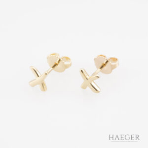 Tiffany & Co. Paloma's Graffiti X Ohrstecker 750 Gelbgold