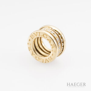 Bulgari Bzero1 Anhänger mit Diamanten Gelbgold