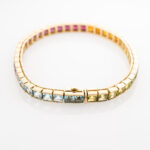 HStern Rainbow Armband mit Farbsteinen 18 cm Gelbgold Vorschau