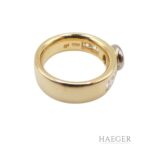 Jaufmann Ring mit Diamanten Gr 52 750 Gelbgold Weißgold inkl Zertifikat Vorschau