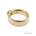 Jaufmann Ring mit Diamanten Gr 52 750 Gelbgold Weißgold inkl Zertifikat Vorschau