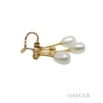 Collier mit Spinell & Perlen 42 cm 585 Gelbgold Vorschau