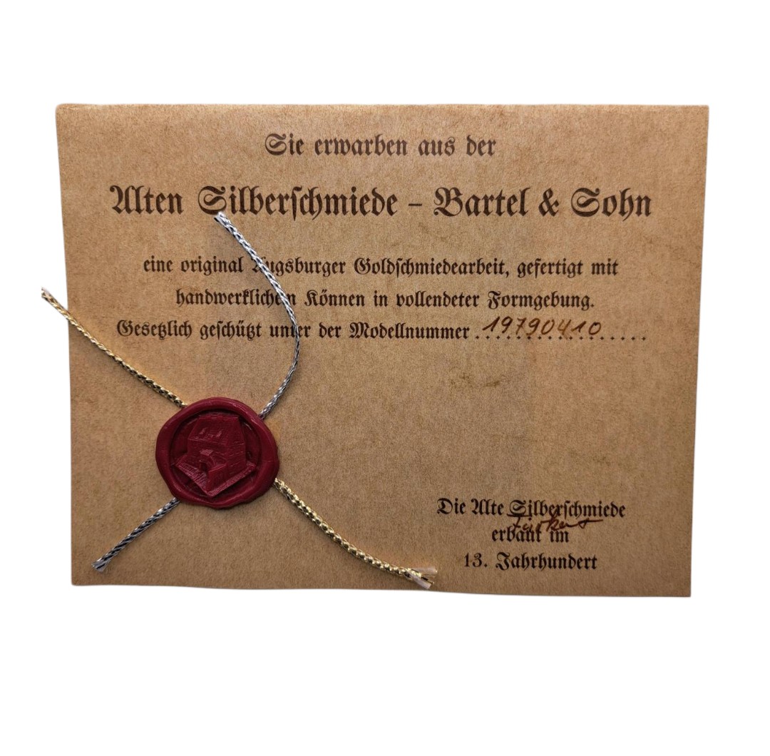 Collier mit Spinell & Perlen 42 cm 585 Gelbgold