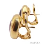 OhrsteckerClips mit Rhodolith 750 Gelbgold inkl Zertifikat Vorschau
