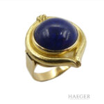 Fries Arauner Ring mit Lapis Gr. 56 750/- Gelbgold Vorschau