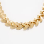 Panzer-Collier 50 cm 750/- Gelbgold Vorschau