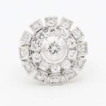 Diamant Ring Weißgold 14 Karat Vorschau