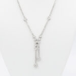 Collier Weissgold 18 Karat mit Diamanten Vorschau
