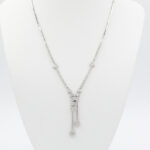 Collier Weissgold 18 Karat mit Diamanten Vorschau