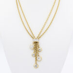 Collier gelbgold 18 Karat mit Diamanten Vorschau