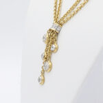 Collier gelbgold 18 Karat mit Diamanten Vorschau
