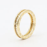 Bulgari B Zero Ring Gelbgold 18 Karat mit Diamanten Vorschau