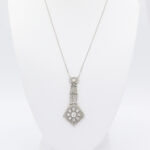 Art Déco Collier Platin mit Diamanten Vorschau