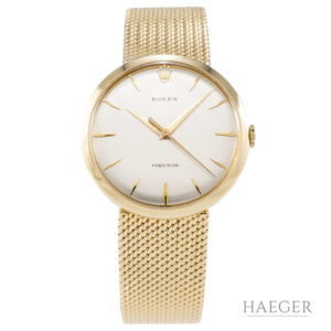 Vintage Rolex Precision 34 mm 750/- Gelbgold