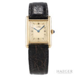 Cartier Tank Silber vergoldet Ref 81006 Vorschau