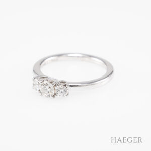 Rüschenbeck Ring mit 0,30 ct Diamanten Weißgold